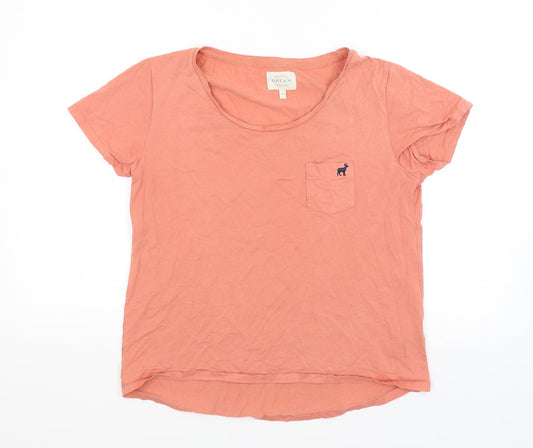 NEXT Womens Orange   Basic T-Shirt Size S