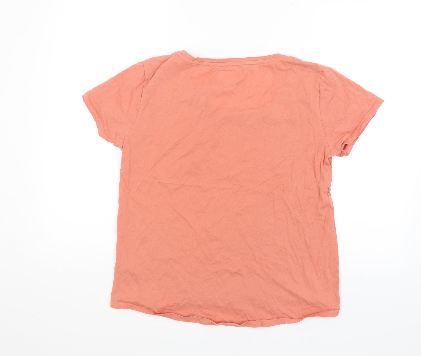 NEXT Womens Orange   Basic T-Shirt Size S
