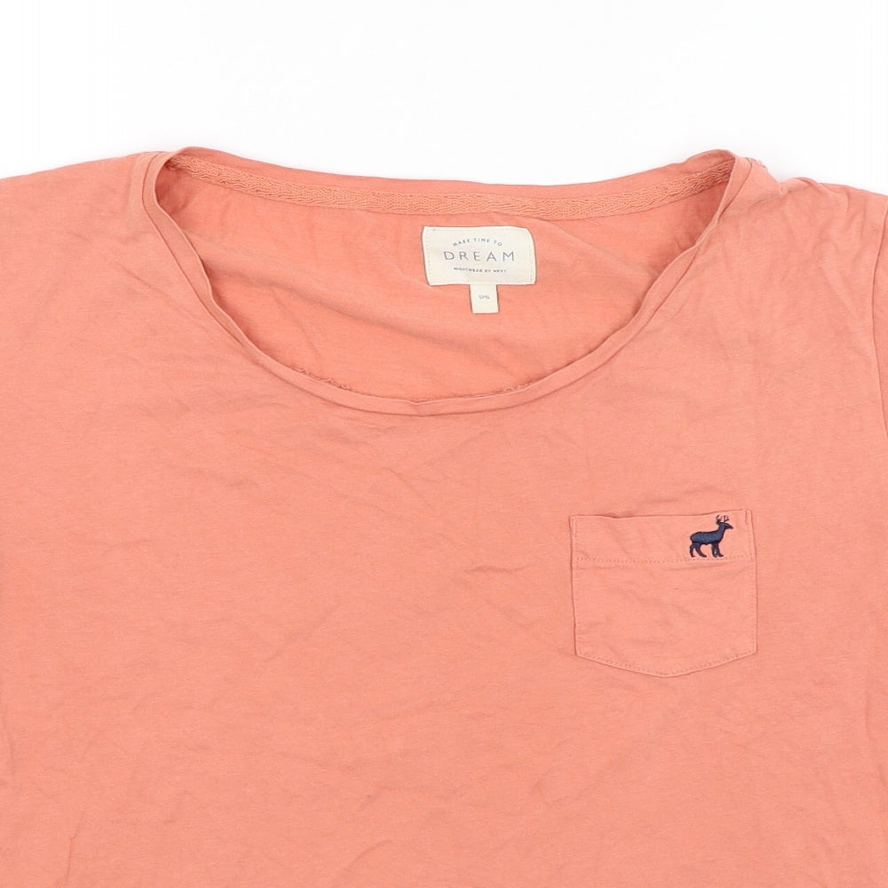 NEXT Womens Orange   Basic T-Shirt Size S