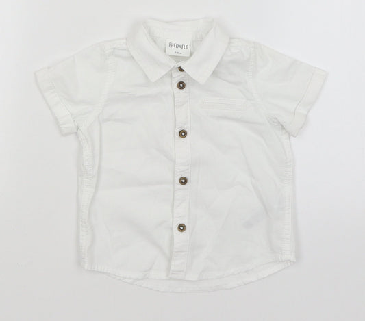 F&F Baby White   Basic Button-Up Size 3-6 Months