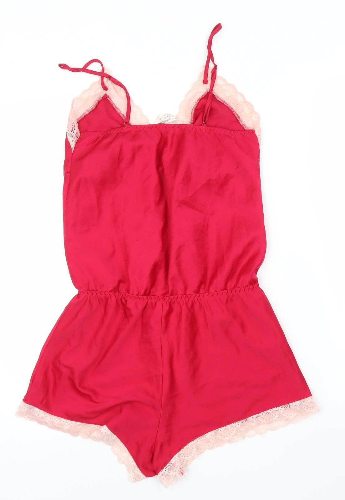 Secret Possessions Womens Pink Solid  Cami One Piece Size 6