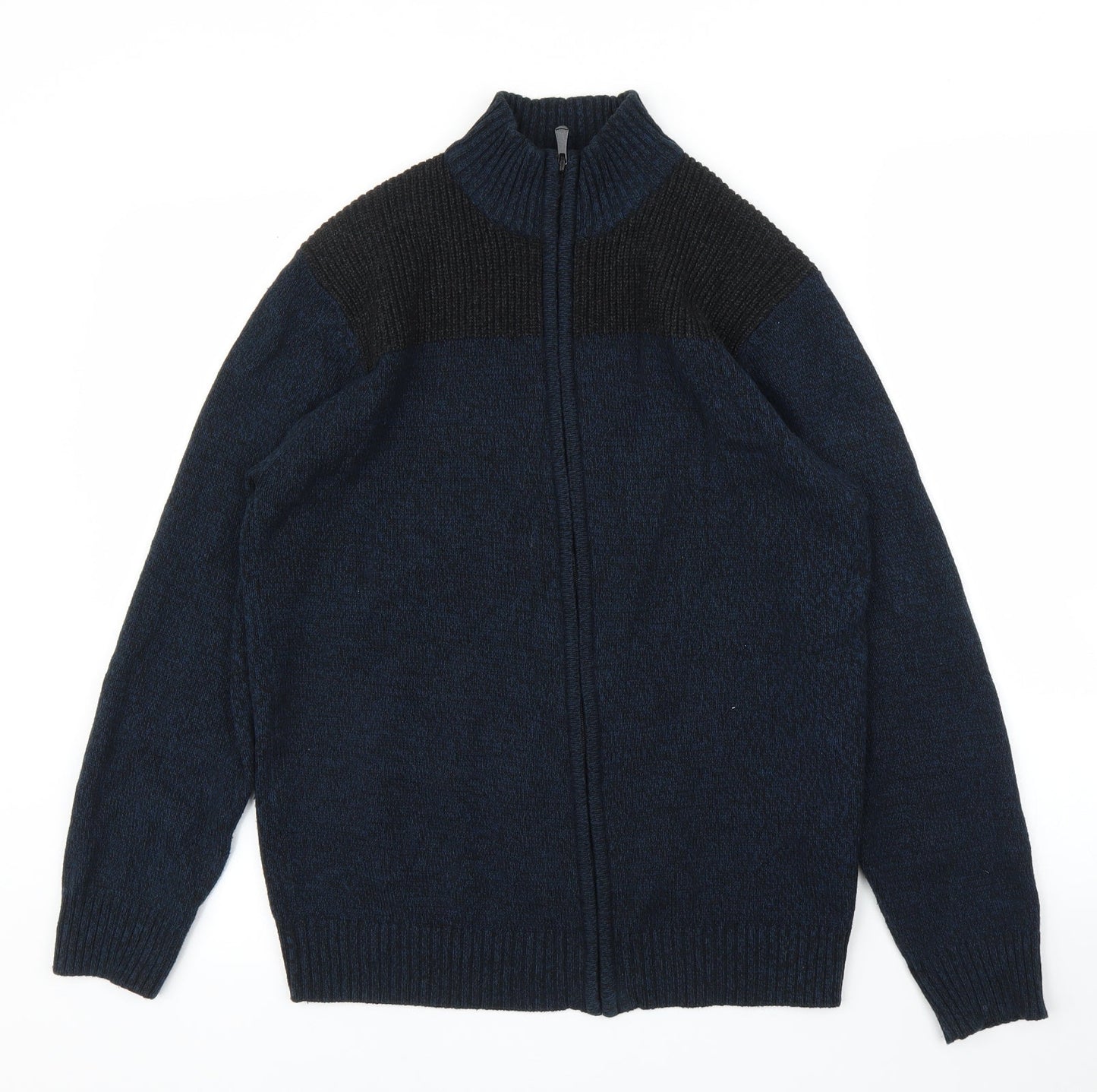 Method Mens Blue   Full Zip Jumper Size M