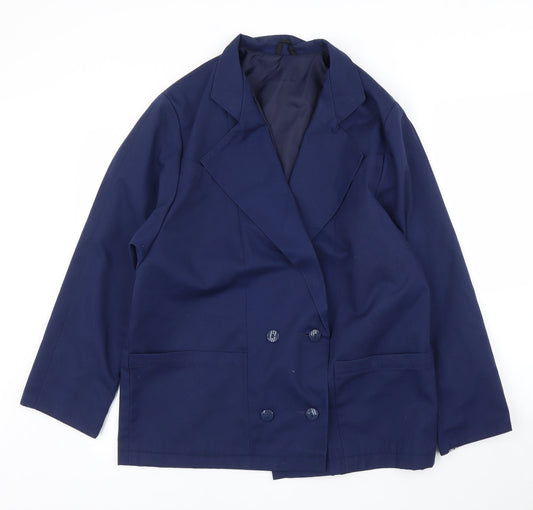 Laure of Leicester Womens Blue   Jacket Blazer Size 14