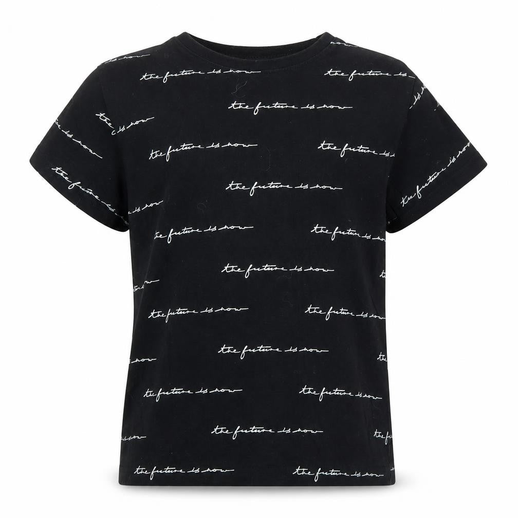 Primark Girls Black   Basic T-Shirt Size 9 Years