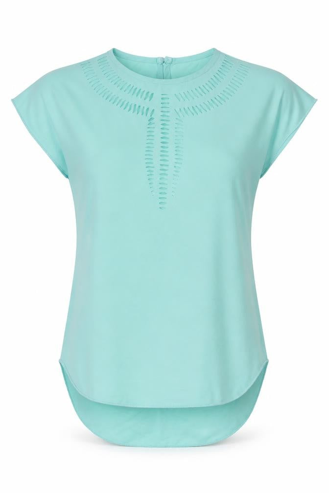 Ruiyige Womens Green   Basic Blouse Size M