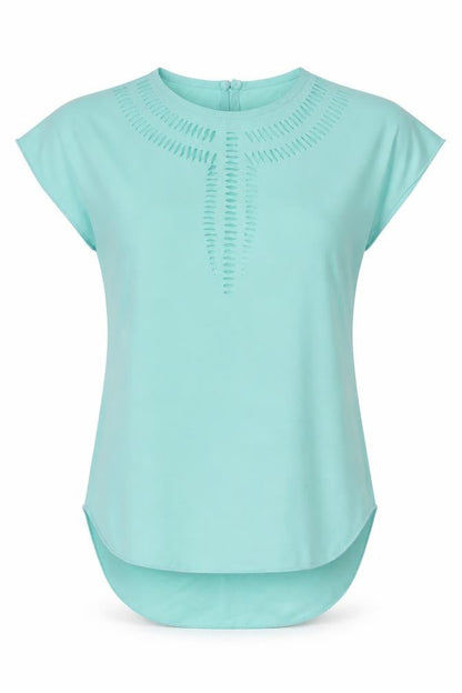 Ruiyige Womens Green   Basic Blouse Size M