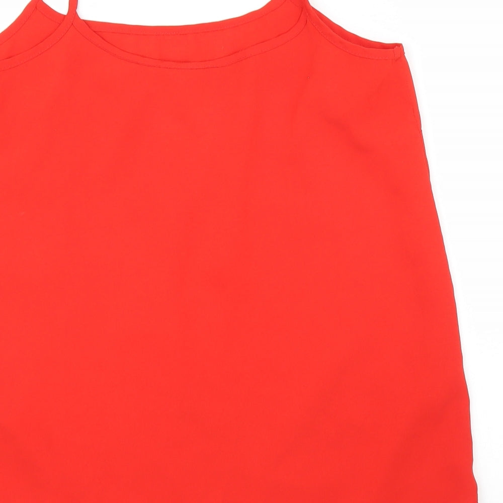 Primark Womens Red   Camisole Blouse Size 10