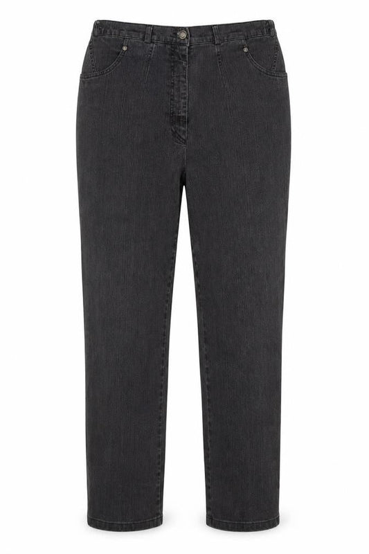 Preworn Womens Grey  Denim Jegging Jeans Size 14 L30 in