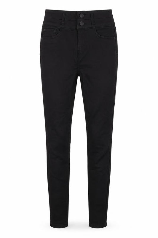 New Look Womens Black  Latex Skinny Jeans Size 8 L28 in