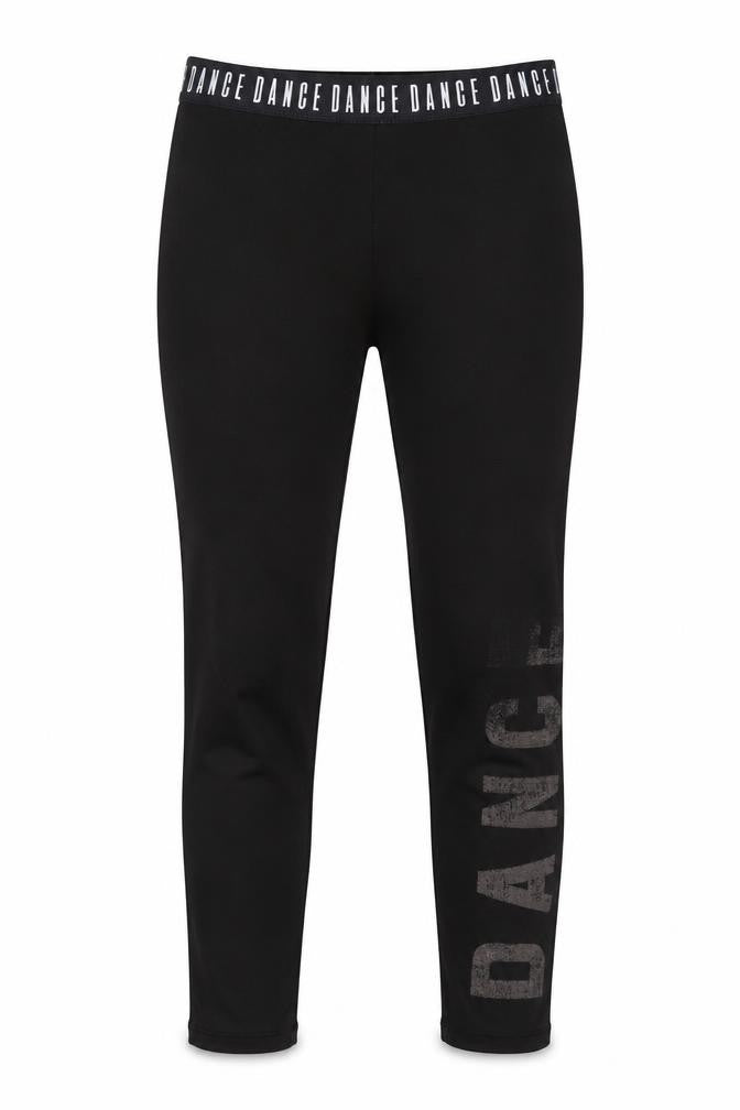 Preworn Girls Black   Sweatpants Trousers Size S