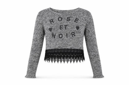 H&M Womens Grey   Pullover Sweatshirt Size M