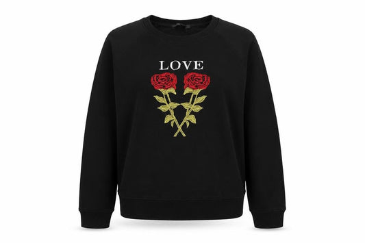 Missguided Womens Black   Pullover Sweatshirt Size 8