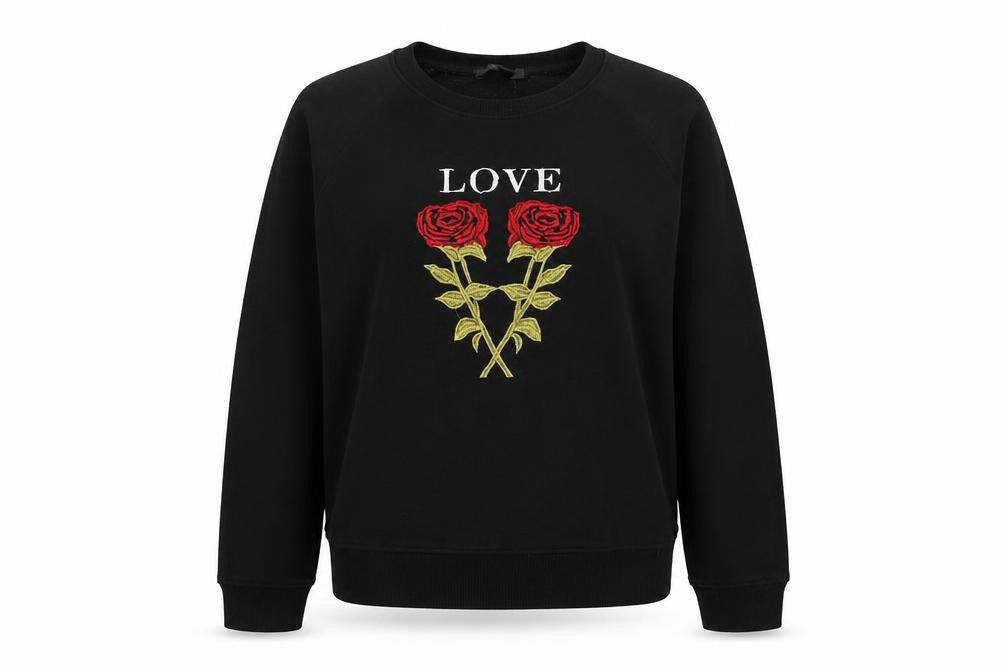 Missguided Womens Black   Pullover Sweatshirt Size 8