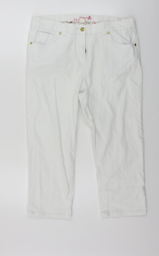 Simply Wow  Womens White   Cropped Jeans Size 34 in L20 in