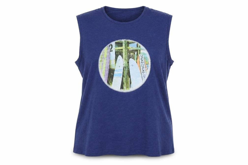 Cotton Traders  Womens Blue   Basic Tank Size 3XL