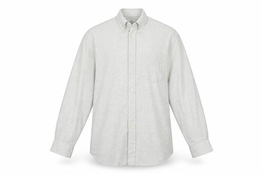 Marks & Spencer  Mens Beige    Button-Up Size 15.5