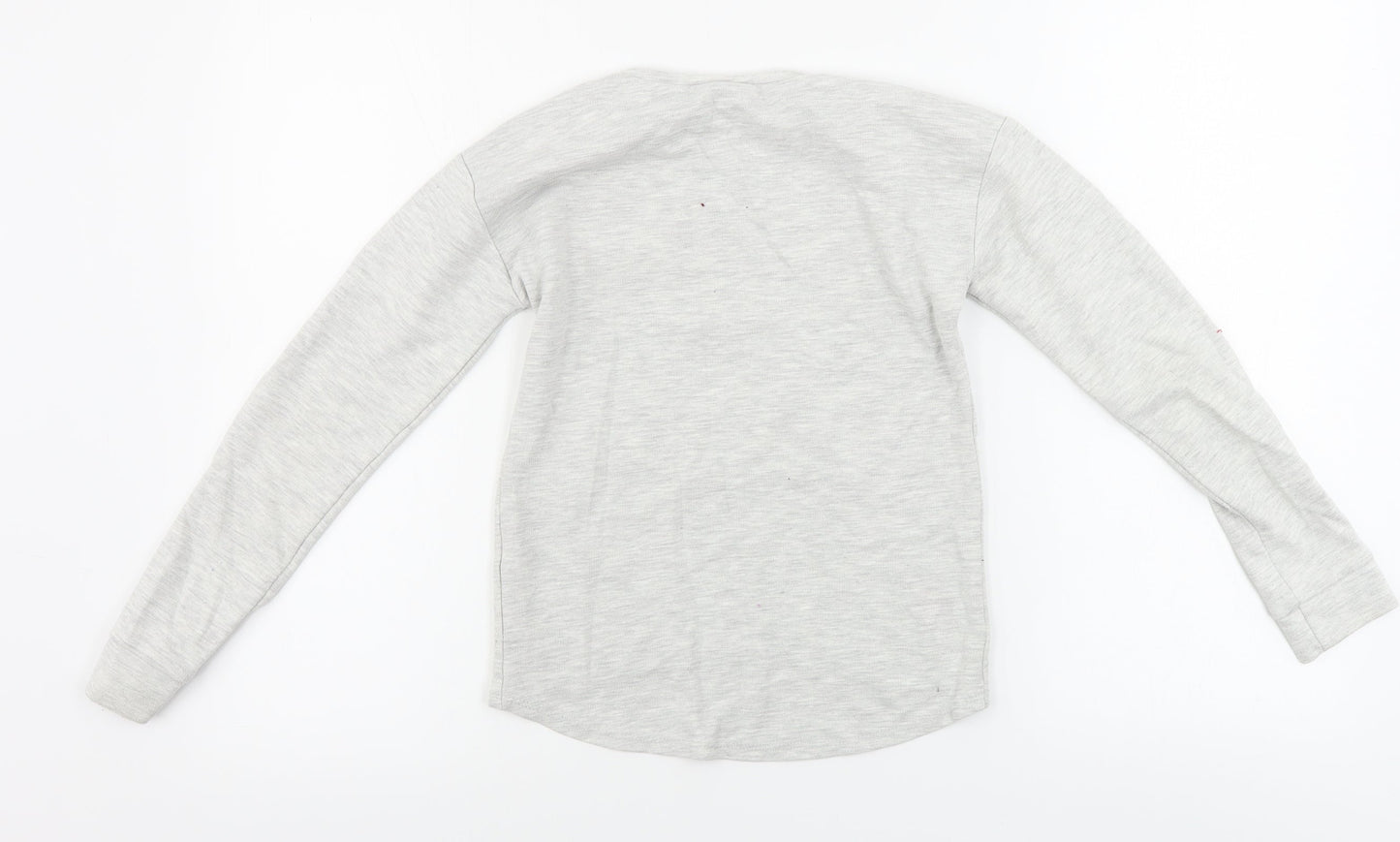 Matalan Girls Grey   Pullover Jumper Size 10 Years