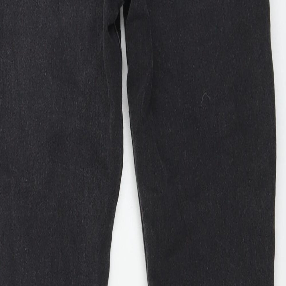 Brand and care label for denim co girls’ grey skinny jeans, size 9-10, years