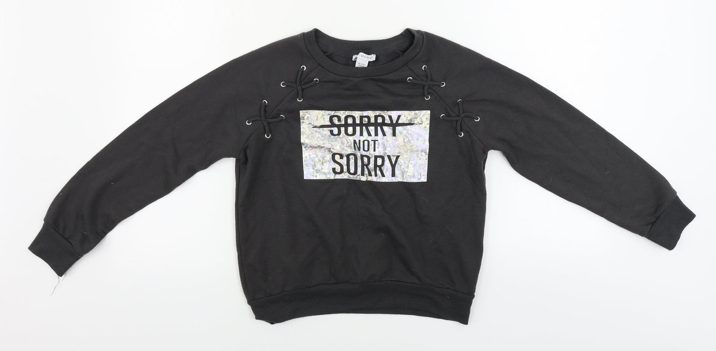 Primark  Girls Grey   Pullover Jumper Size 10-11 Years