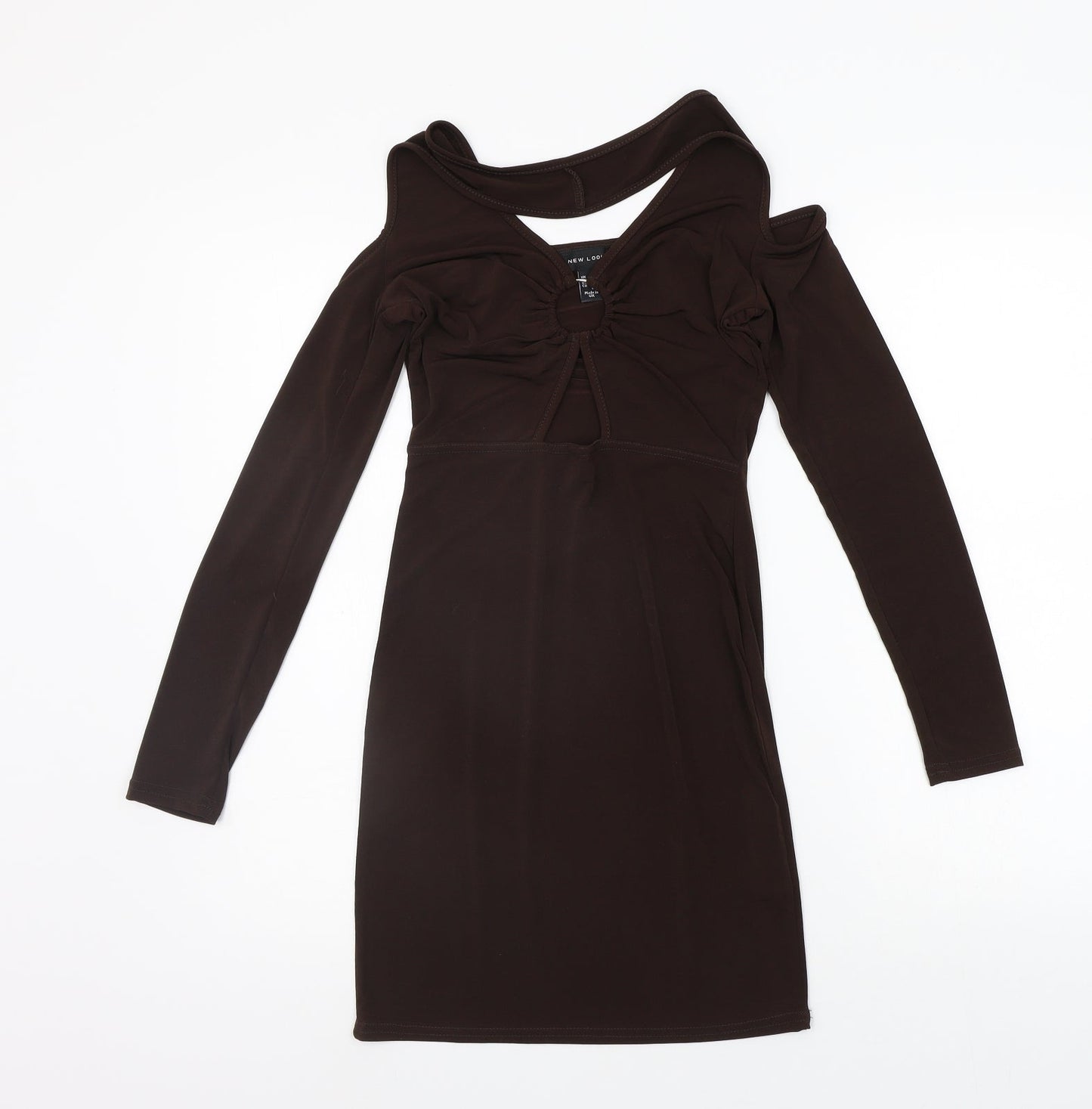 New Look Womens Brown   A-Line  Size 6