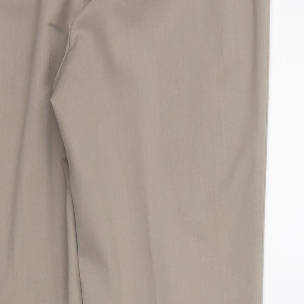 Artigiano Womens Beige   Trousers  Size 16 L26 in