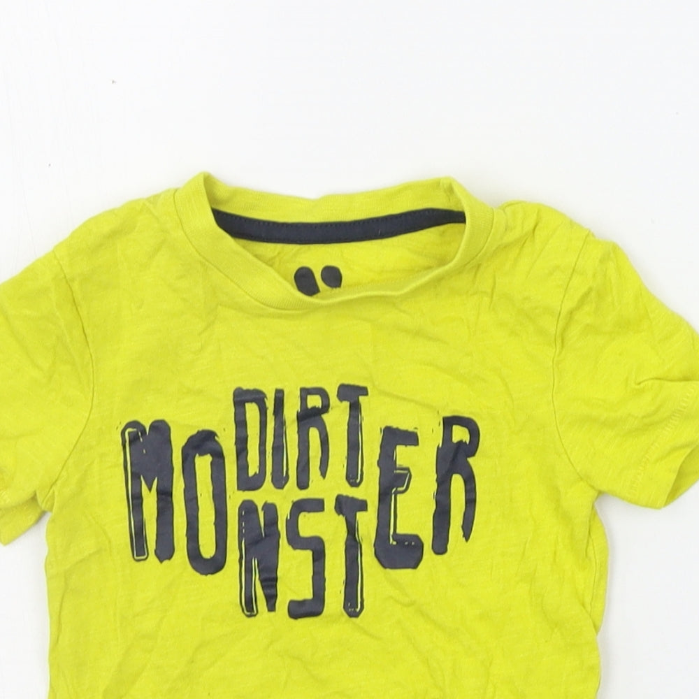 Aery Girls Yellow   Basic T-Shirt Size 12-18 Months