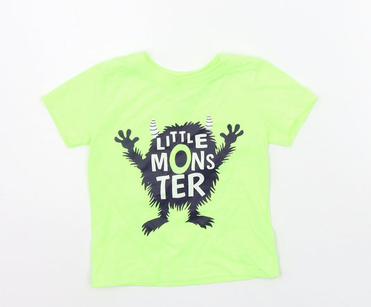 Primark Girls Green   Basic T-Shirt Size 12-18 Months