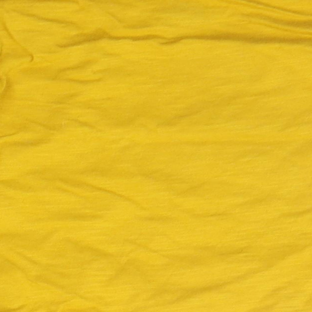 Primark Girls Yellow Geometric  Basic T-Shirt Size 12-18 Months  - MICKEY MOUSE