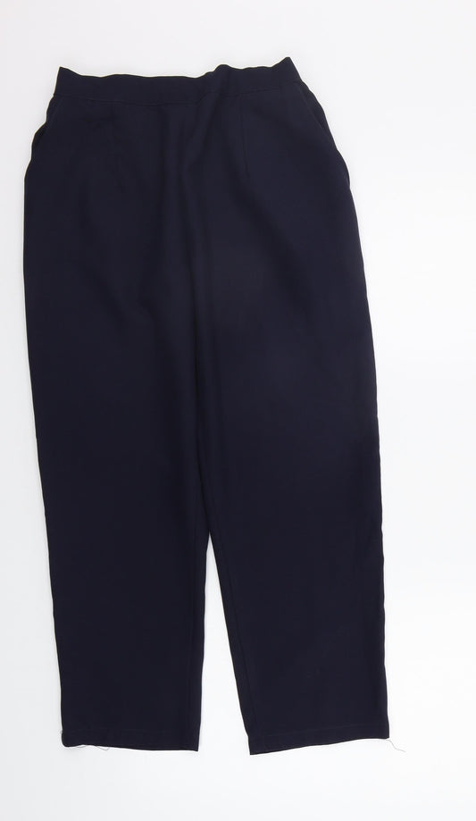 Preworn Womens Blue   Trousers  Size 12 L24 in