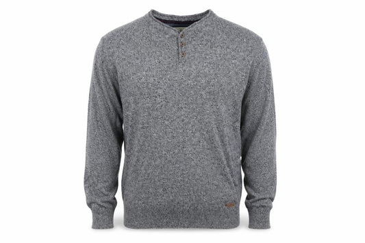 Brave Soul Mens Grey  Knit Pullover Jumper Size XL