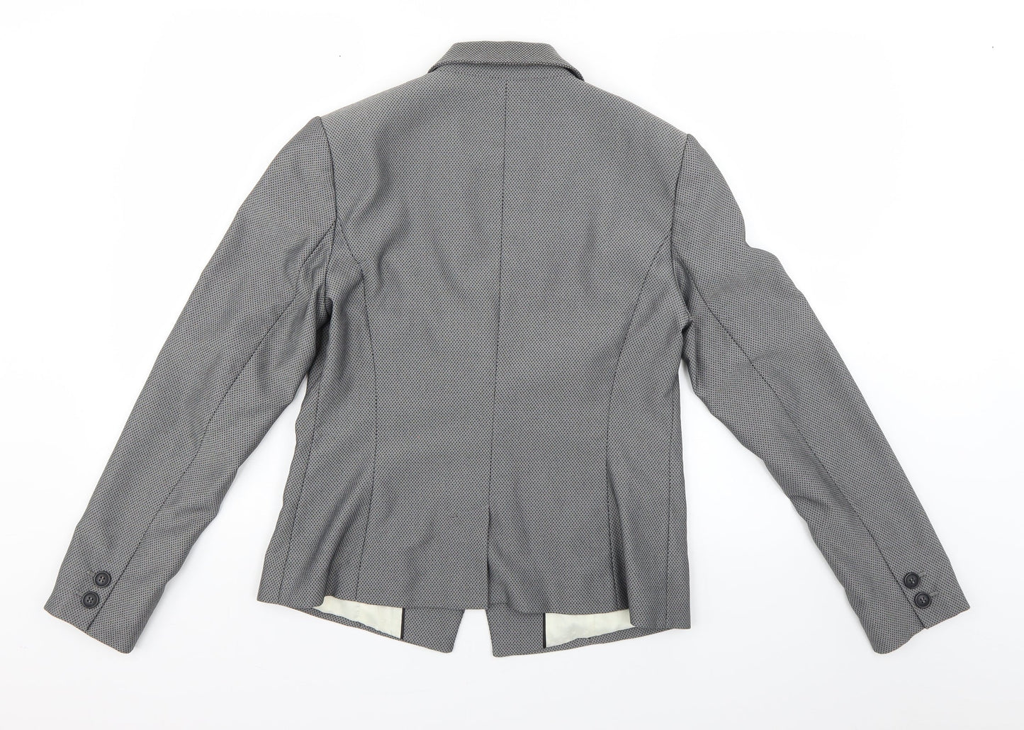 NEXT Womens Beige Argyle/Diamond  Jacket Blazer Size 12