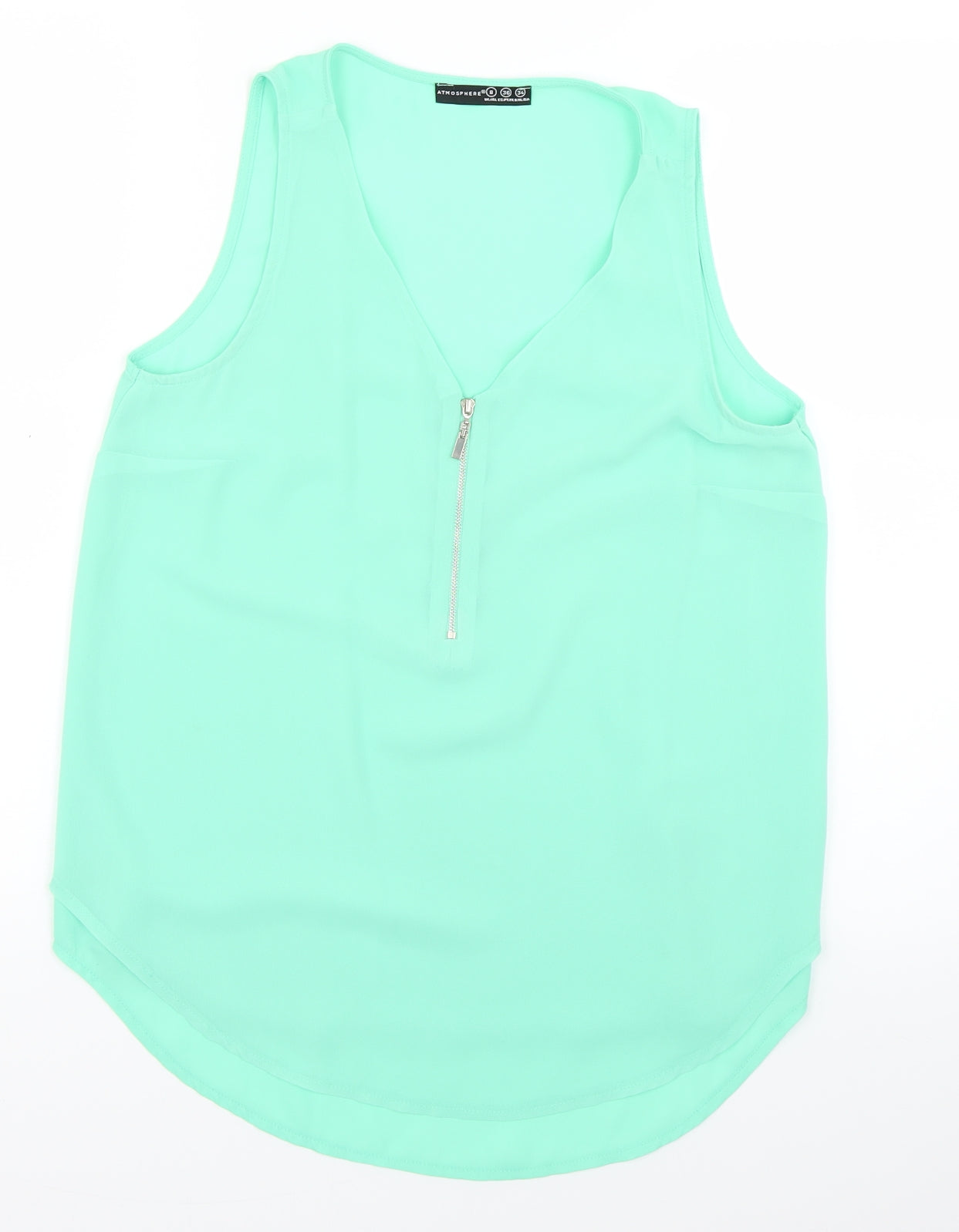 Atmosphere Womens Green   Basic Blouse Size 8
