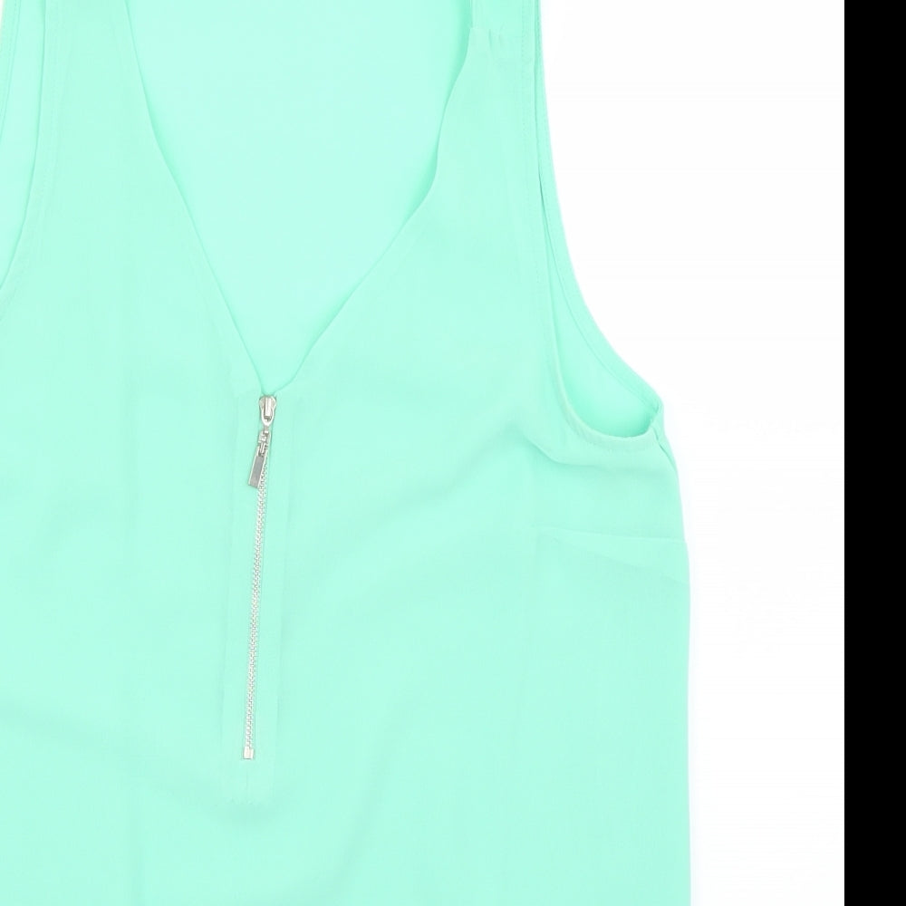 Atmosphere Womens Green   Basic Blouse Size 8
