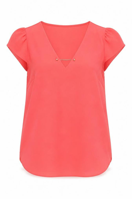 Atmosphere Womens Pink   Basic Blouse Size 6