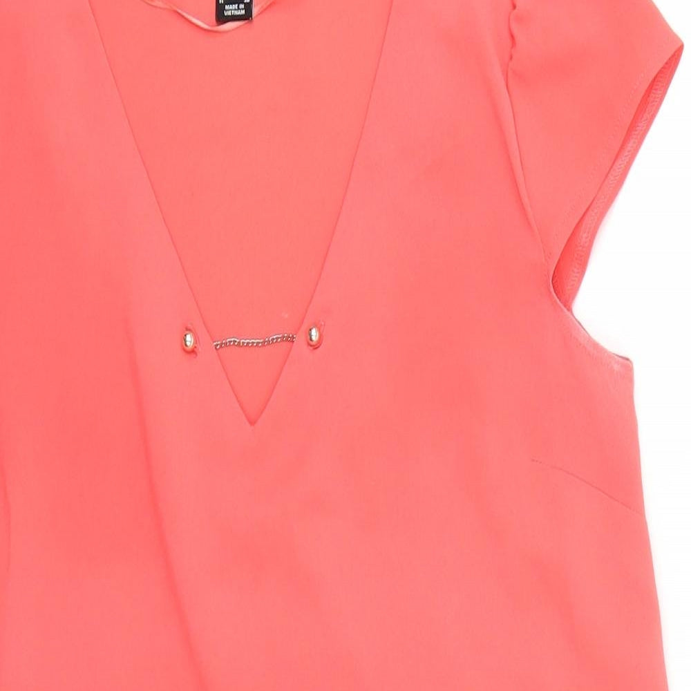 Atmosphere Womens Pink   Basic Blouse Size 6