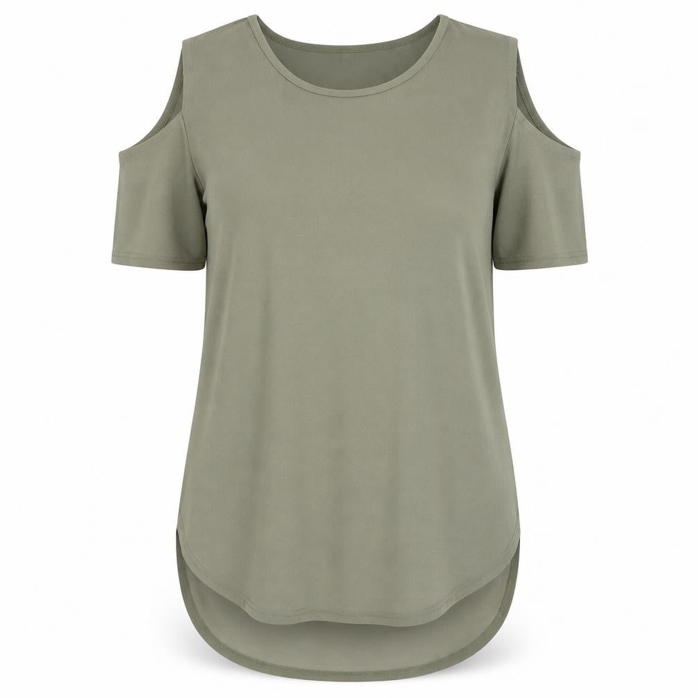 Blue Vanilla Womens Green   Basic Blouse Size M
