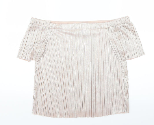 New Look Womens Pink   Basic Blouse Size 14