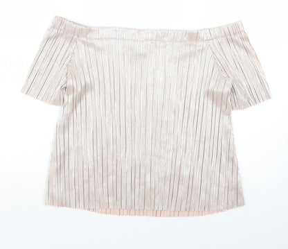 New Look Womens Pink   Basic Blouse Size 14
