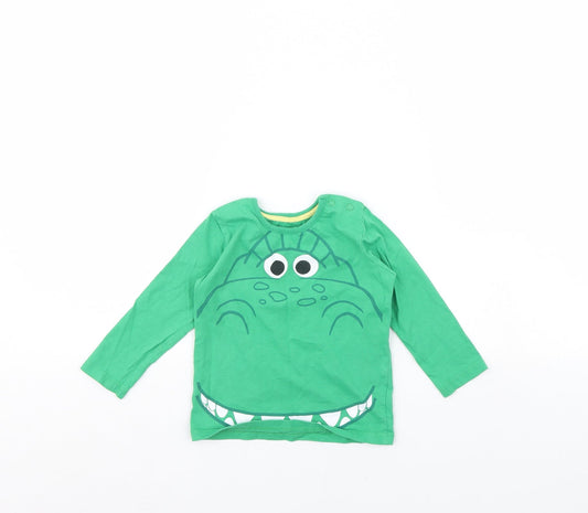 George Baby Green   Pullover Jumper Size 12-18 Months  - Crocodile