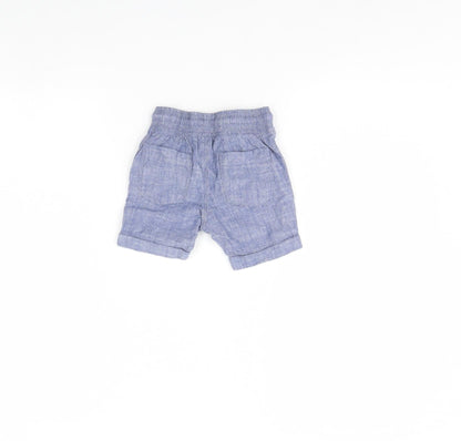 Back view of Tu Baby Blue Denim Cropped Trousers, size 12, Months