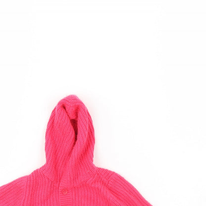 Close-up detail of Blue Zoo girls’ pink jacket, size 0-3, months
