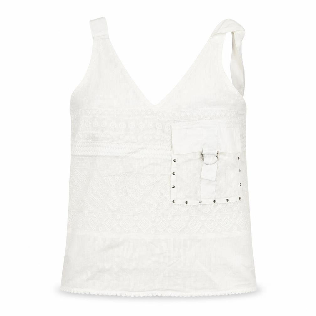 NEXT Womens White   Basic Tank Size 14