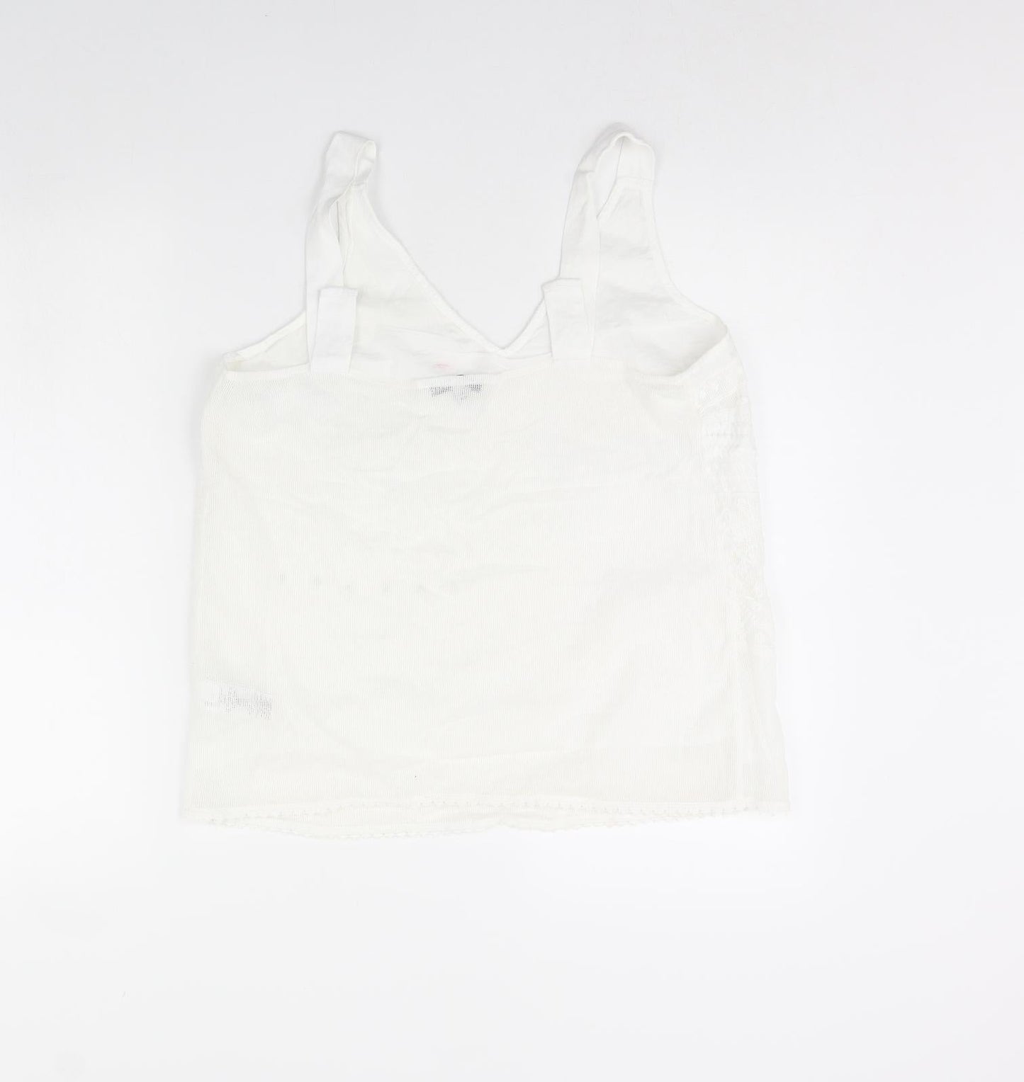NEXT Womens White   Basic Tank Size 14