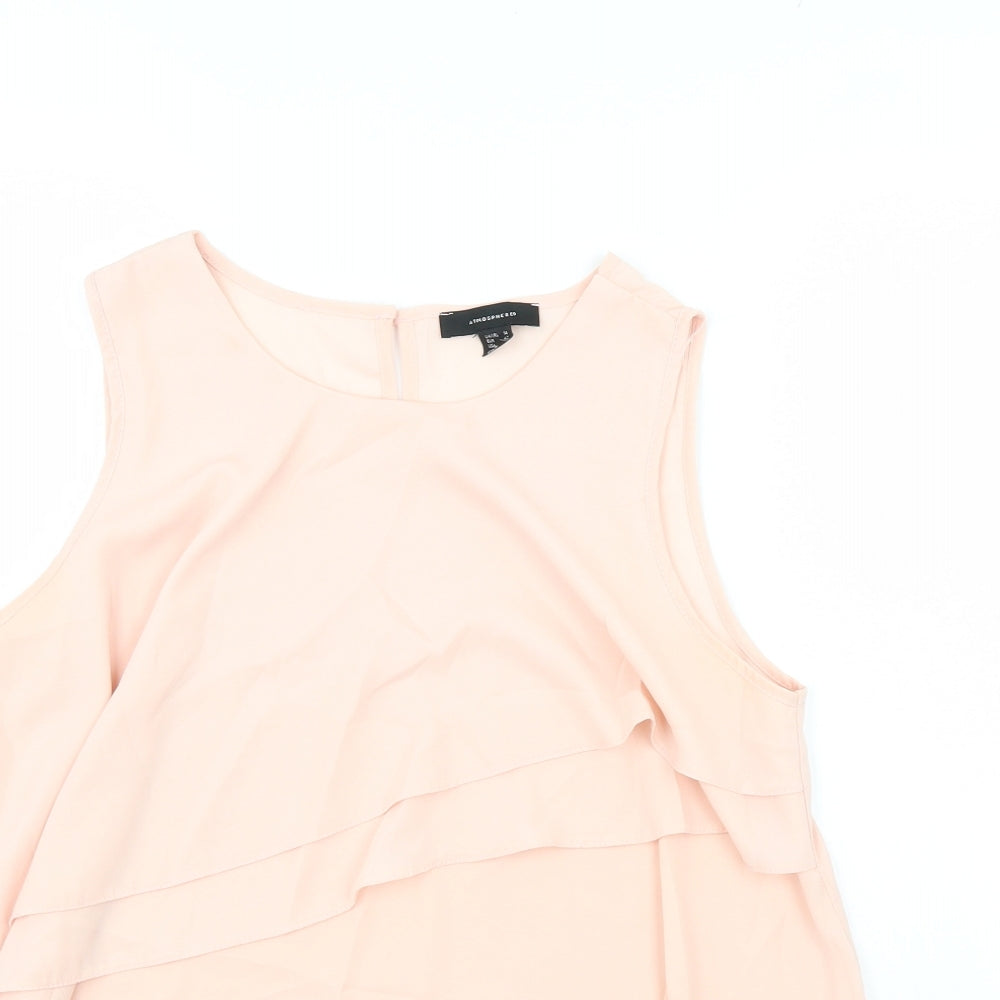 Atmosphere Womens Pink   Basic Tank Size 14