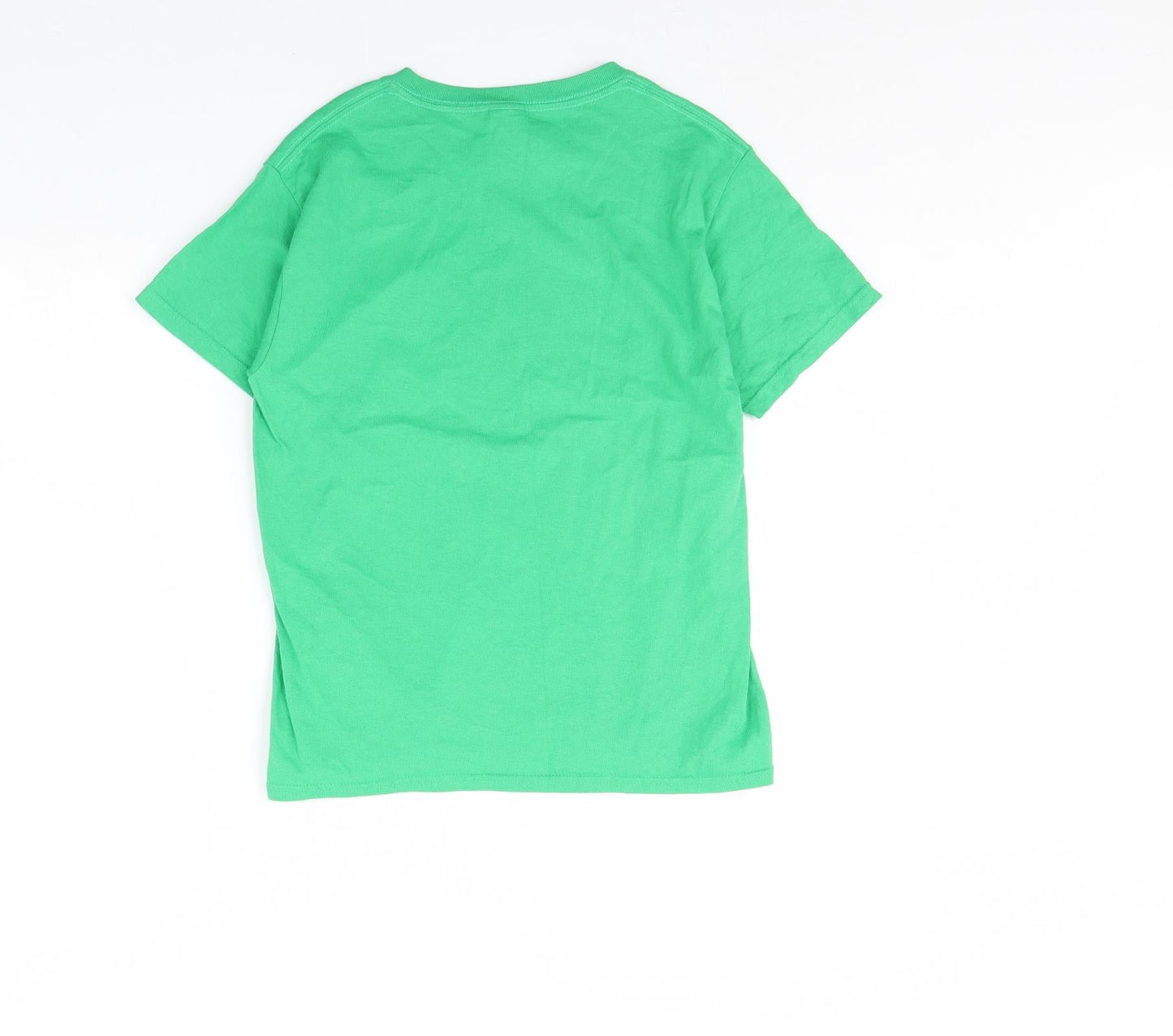 Gildan Boys Green   Basic T-Shirt Size M  - Dinosaur
