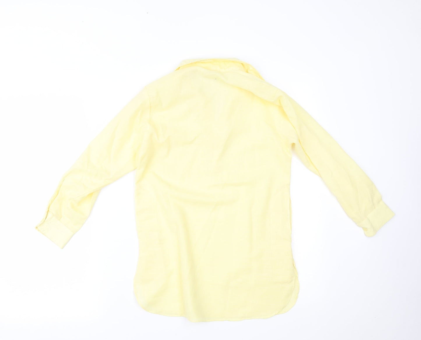 rambha Womens Yellow   Basic Blouse Size 8