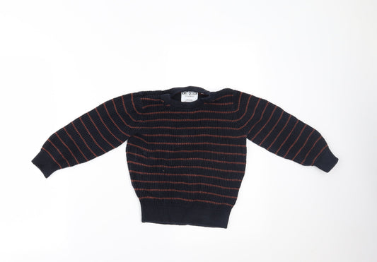 Palamino Boys Multicoloured Striped  Pullover Jumper Size 6-7 Years