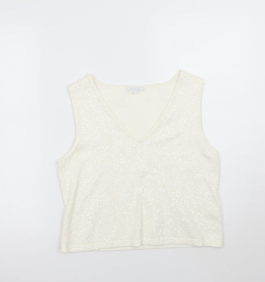 Vortenom Womens White   Basic Tank Size L