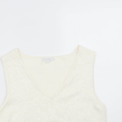 Vortenom Womens White   Basic Tank Size L