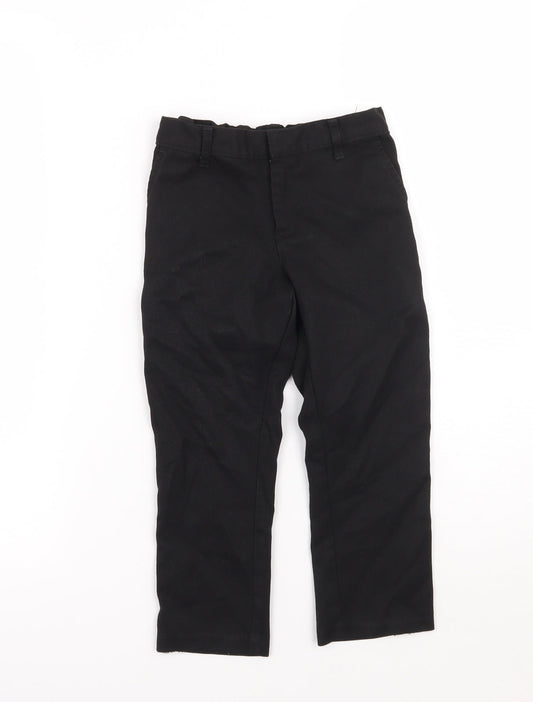 George Girls Black   Capri Trousers Size 3-4 Years